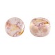 Les perles par Puca® Kalos beads Opaque mix rose/gold ceramic look 03000/15695